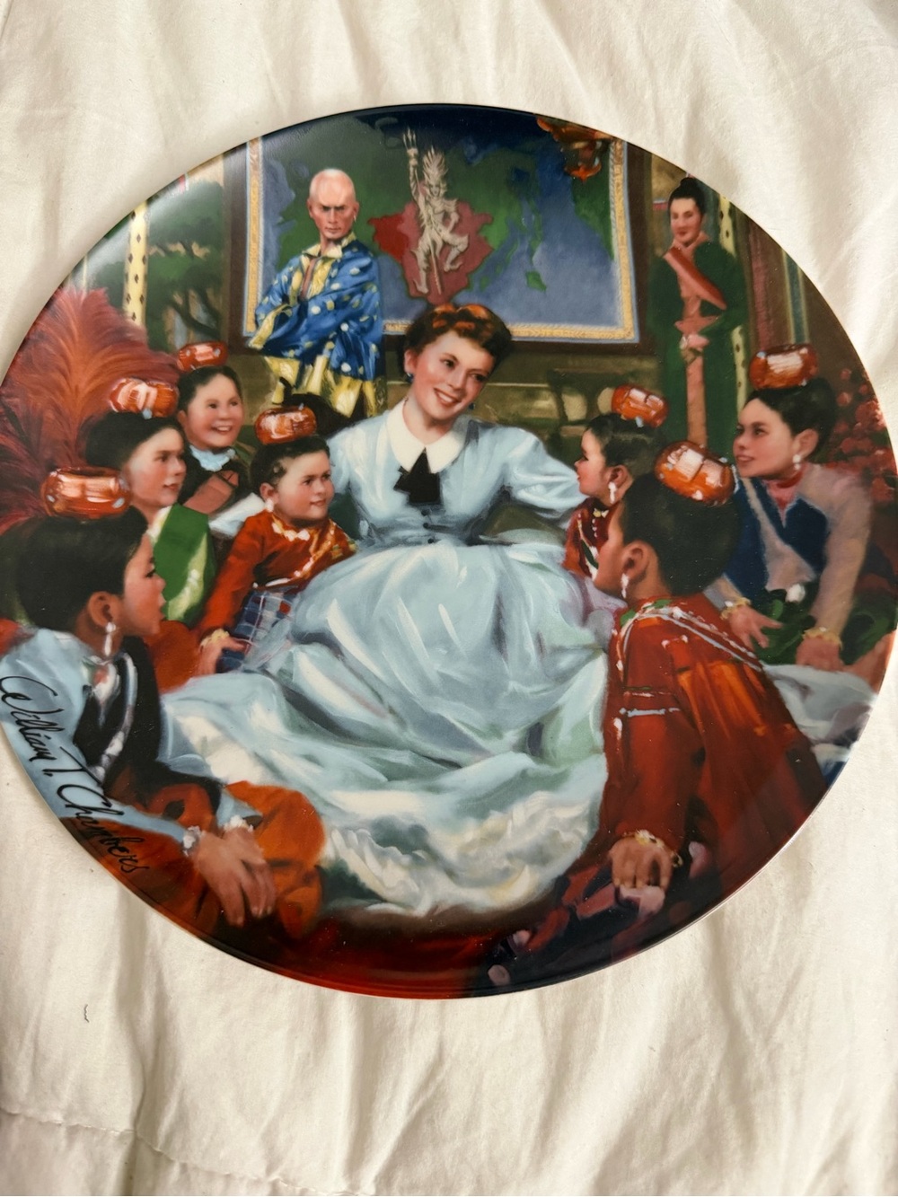Knowles collector plate from the king and I collection “ getting to know you”